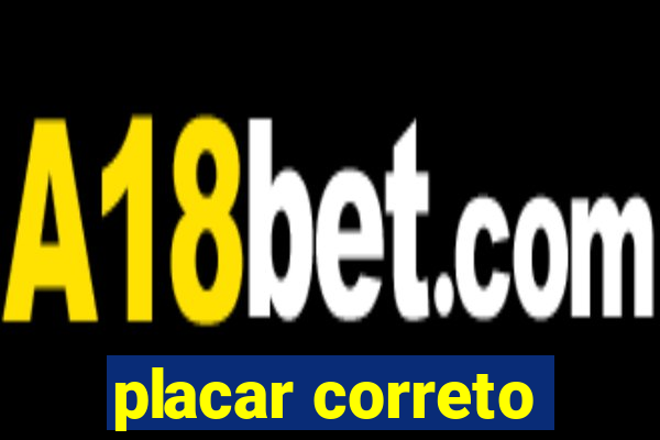 placar correto